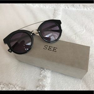 SEE Black Polarized Sunglasses